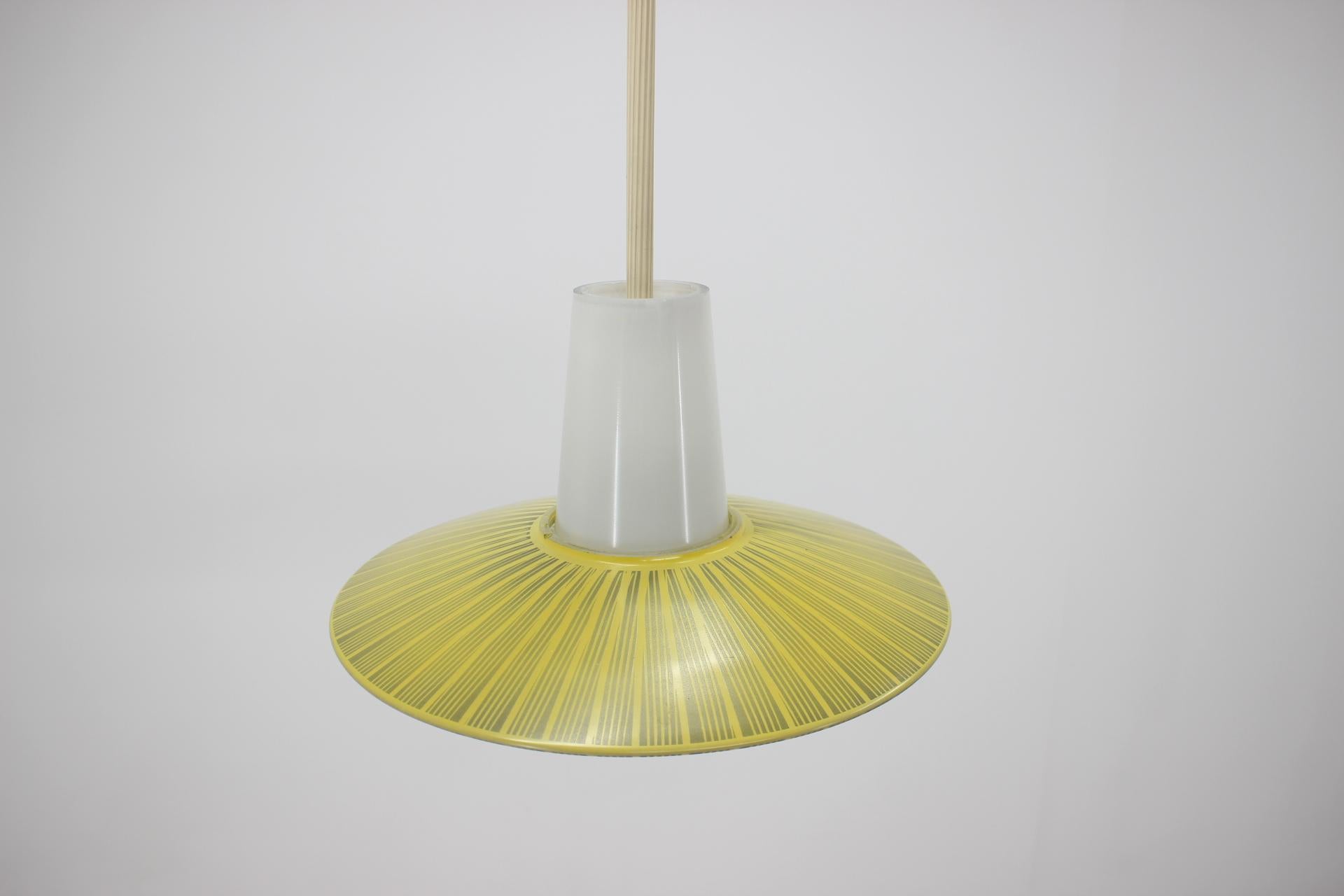 Czech Midcentury Glass Pendant, 1960s