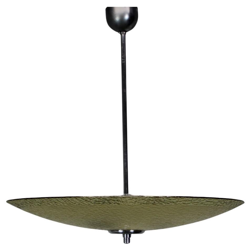 Ciondolo in vetro di metà secolo, anni
60, Cecoslovacchia