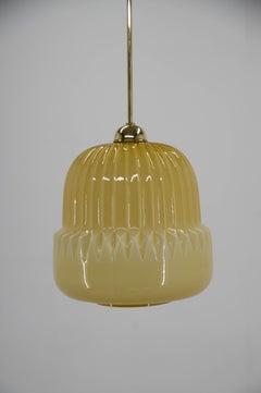 Colgante de cristal de mediados de siglo, años 1960