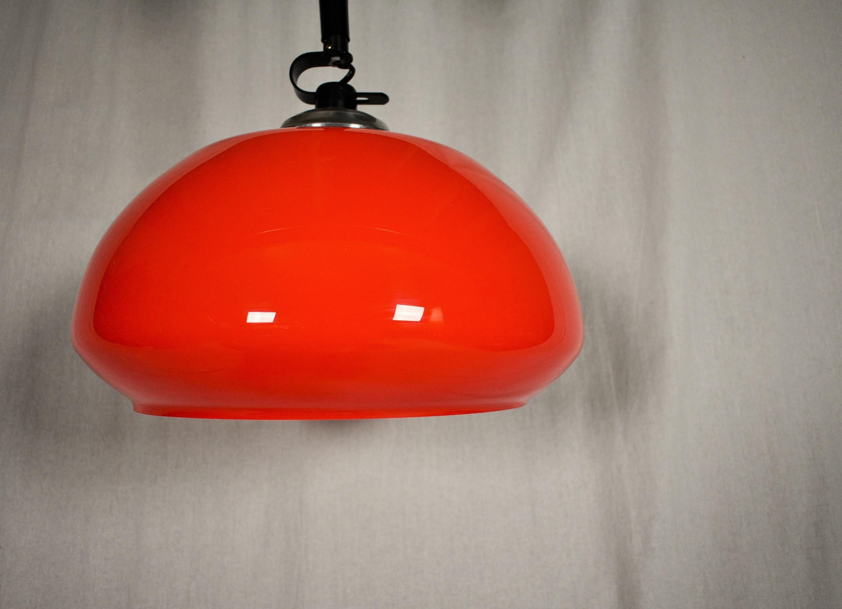 Mid-Century Glass Pendant, 1960's, Germany For Sale 2
