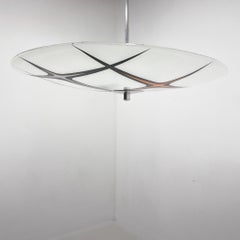 Ciondolo in vetro di metà secolo di Napako, Cecoslovacchia, anni '60, marcato