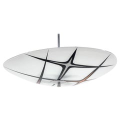 Pendentif en verre du milieu du siècle par Napako, Tchécoslovaquie, années 1960, marqué