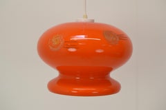 Mid-century Glass Pendant, Designed by Stepan Tabery, 1960's.