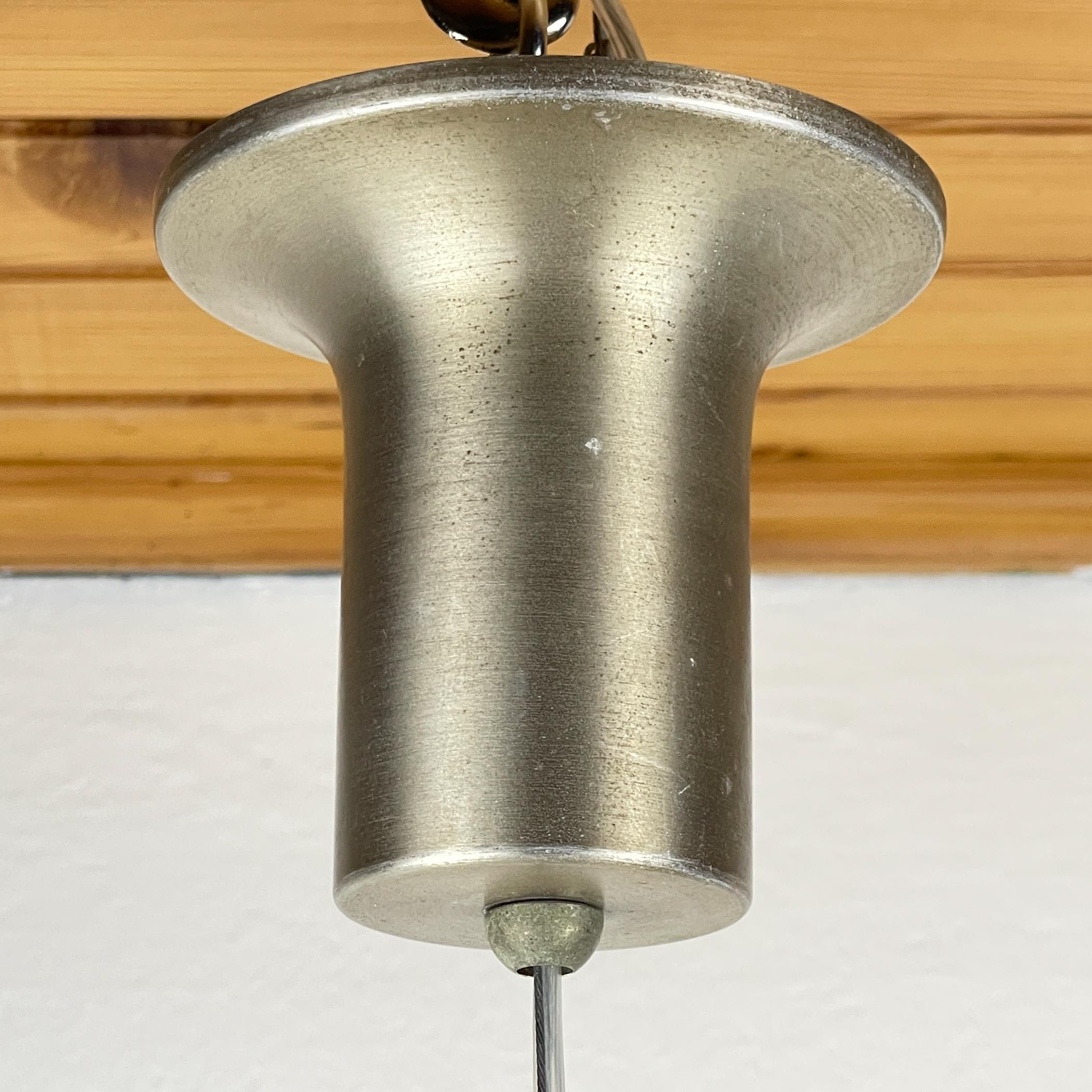 Lampada a sospensione in vetro della metà del secolo scorso, Italia 1960 in vendita 10
