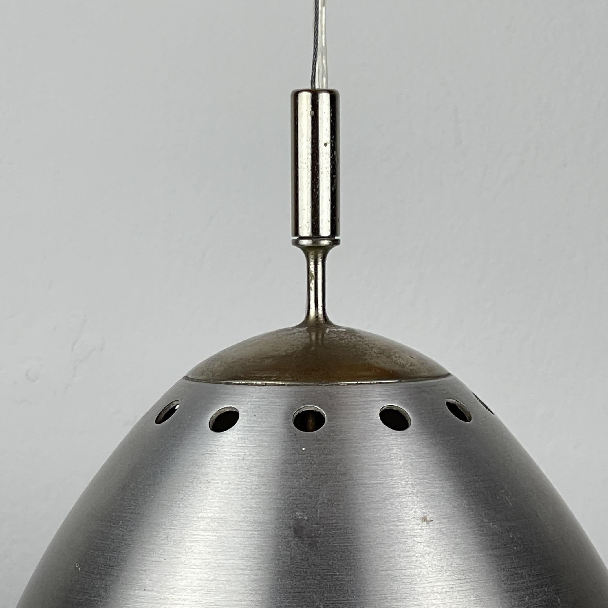 Lampada a sospensione in vetro della metà del secolo scorso, Italia 1960 in vendita 11