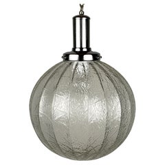 Mid-century glass pendant lamp, Italy, 1960s