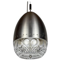 Mid-century glass pendant lamp, Italy 1960s