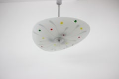 Pendentif en verre du milieu du siècle / Napako, années 1960