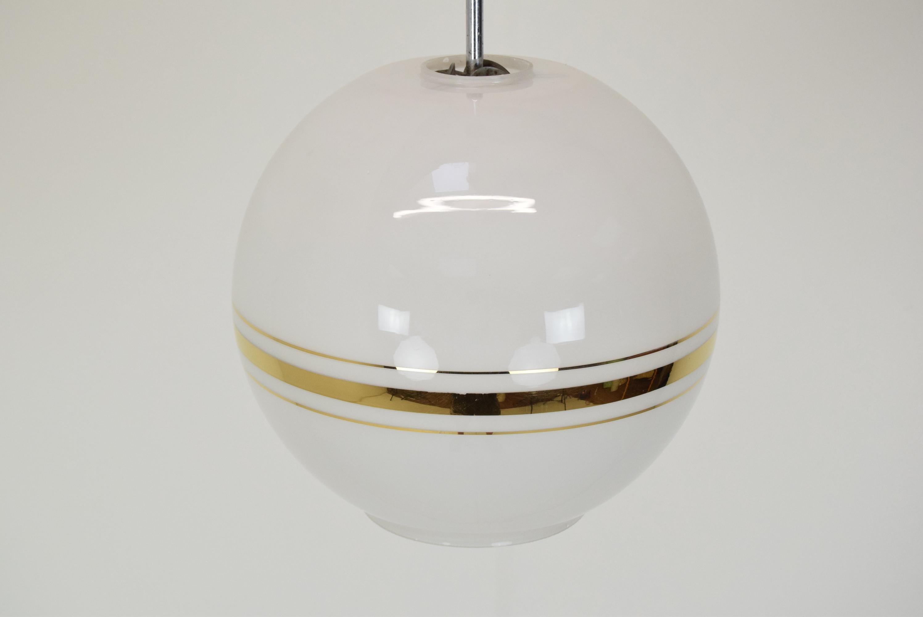 Mid-Century Glass Pendant/Napako, 1970's For Sale 3