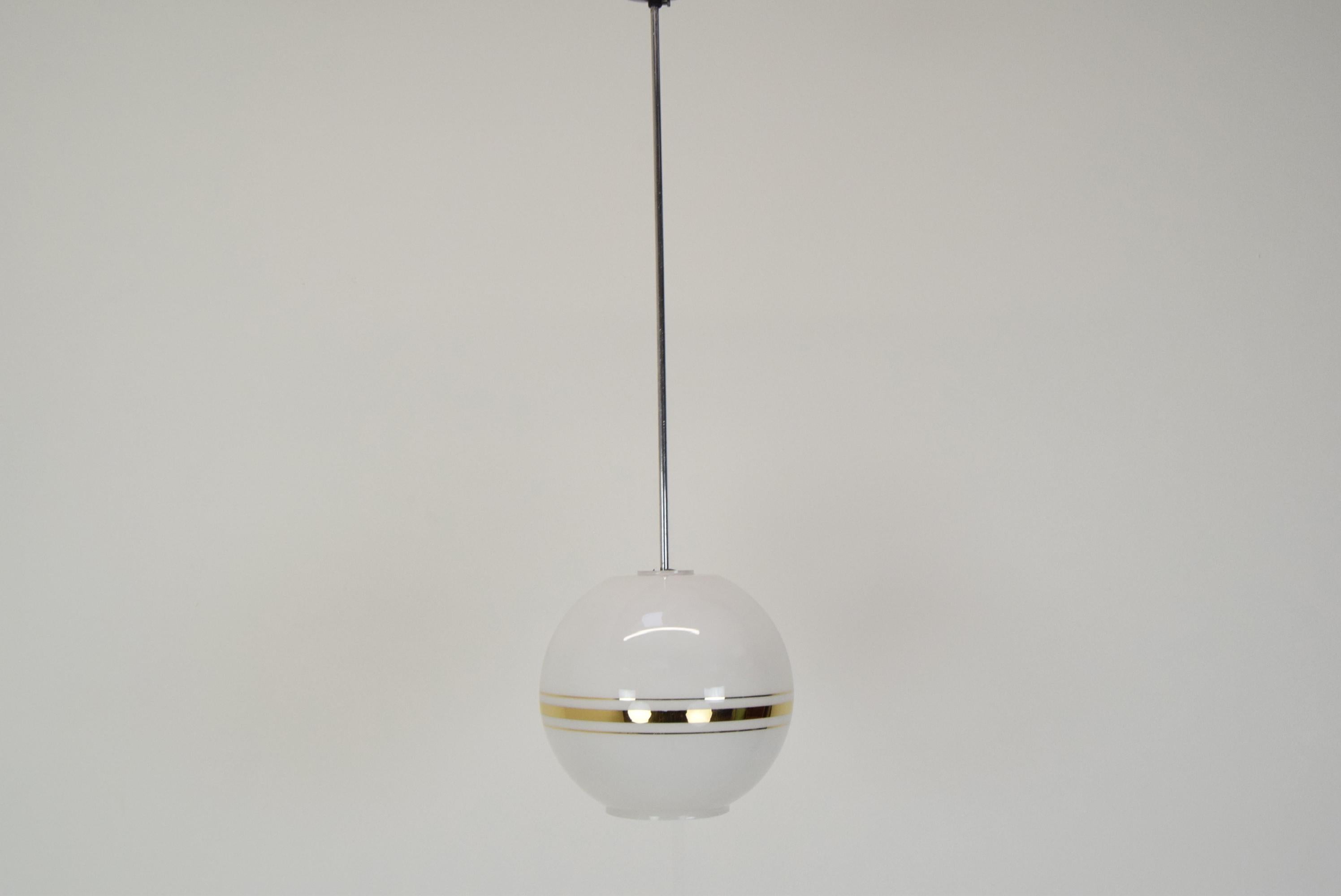 Mid-Century Glass Pendant/Napako, 1970's For Sale 5