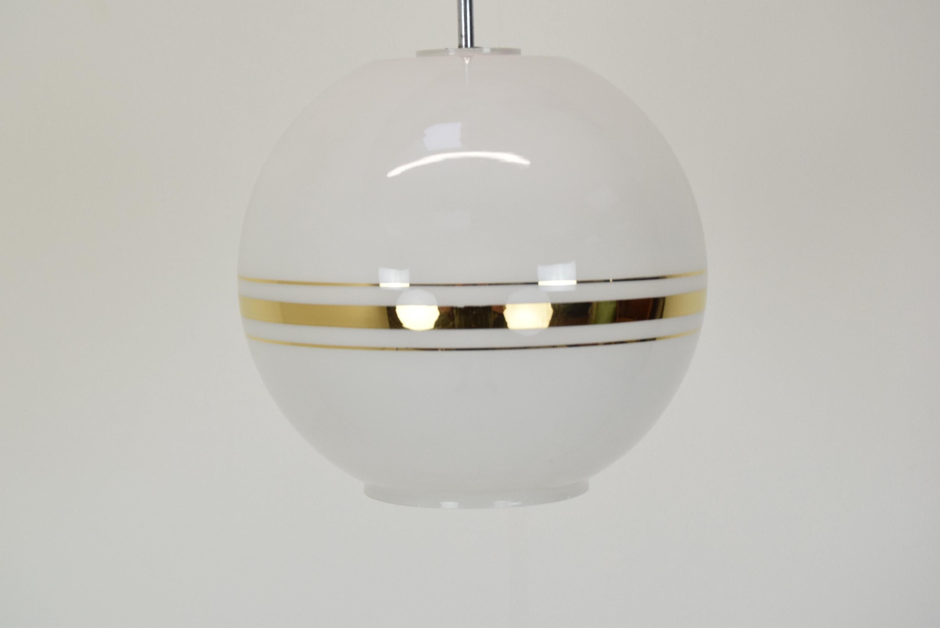 Mid-Century Glass Pendant/Napako, 1970's For Sale 2