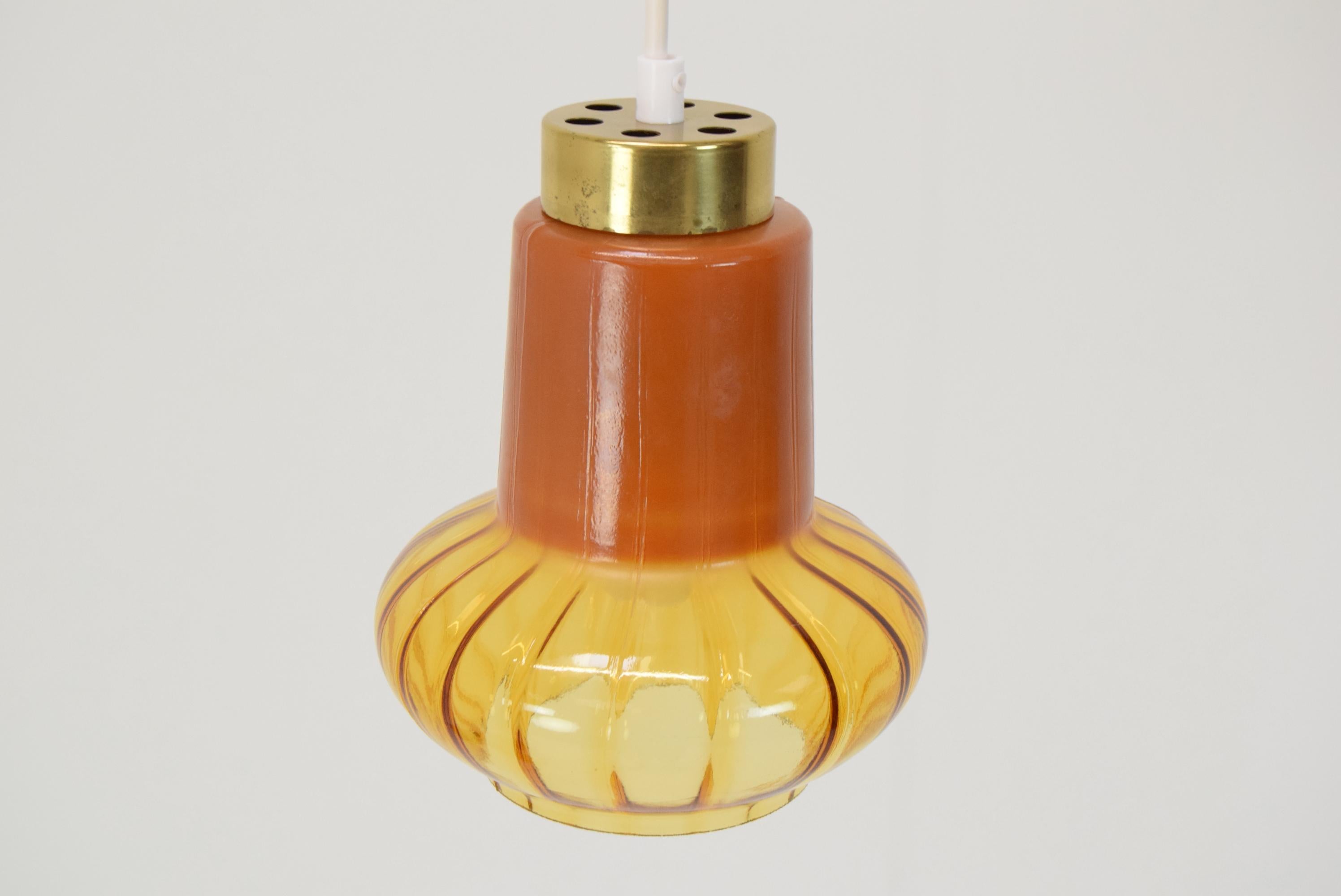 Mid-20th Century Mid-Century Glass Pendant, 1960's For Sale