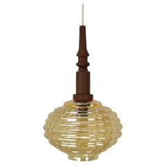 Mid-Century-Glas-Anhänger, 1960er Jahre
