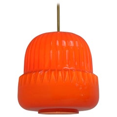 Mid-Century Glass Pendant, 1970
s