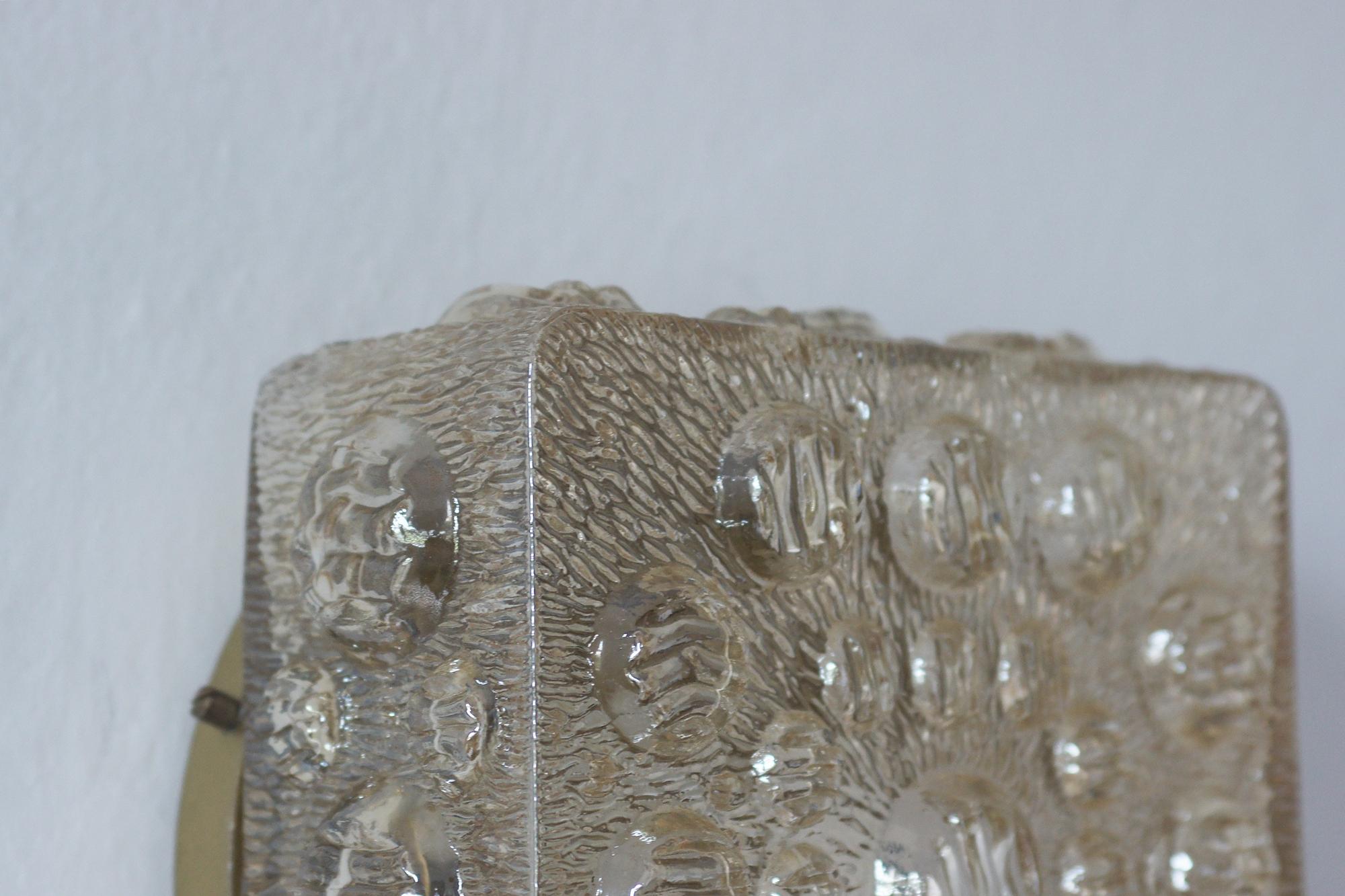 Lámpara de cristal de mediados de siglo, años 60 en Bueno estado para la venta en KUTNO, PL