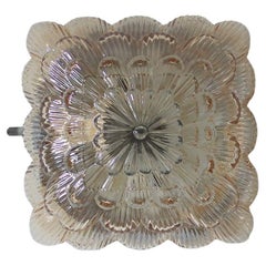 Applique en verre du milieu du siècle de Massive, années 1960