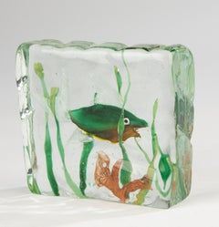 Mid-Century Glass Sculpture - Alfredo Barbini - Murano Glass - Aquarium
