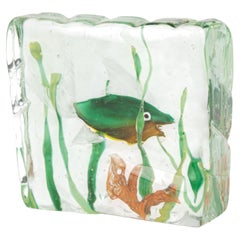 Mid-Century Glass Sculpture - Alfredo Barbini - Murano Glass - Aquarium