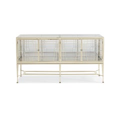 Mid-Century Glass Sideboard