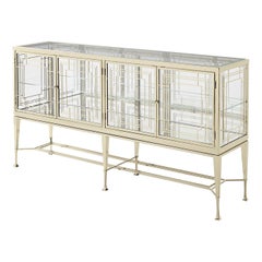 Sideboard aus Glas aus der Mitte des Jahrhunderts