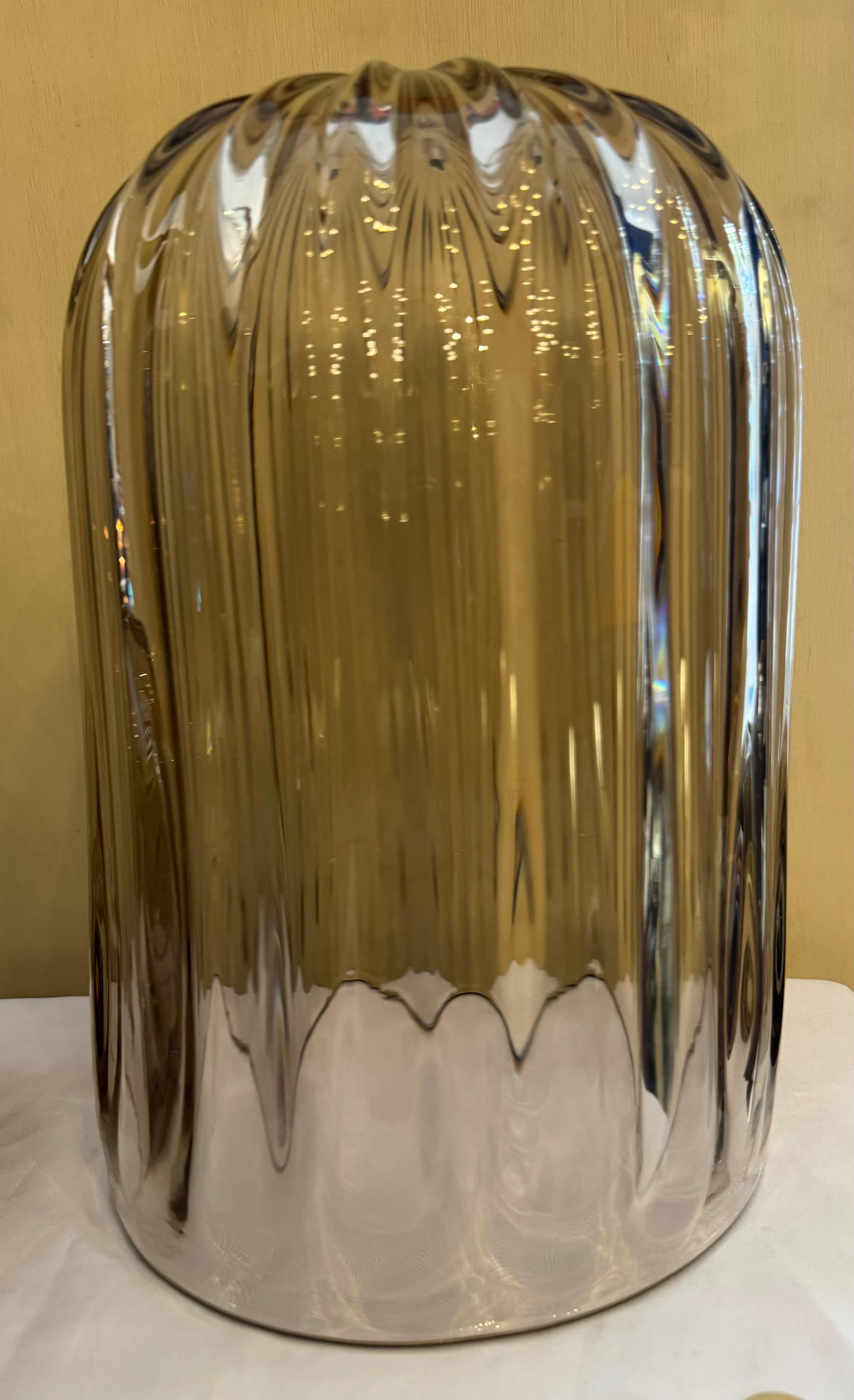 Mid-Century Glass Table Lamp, 1960s For Sale 3