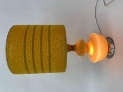Midcentury Glass Table Lamp by De Rupel, 1970s, Belgium