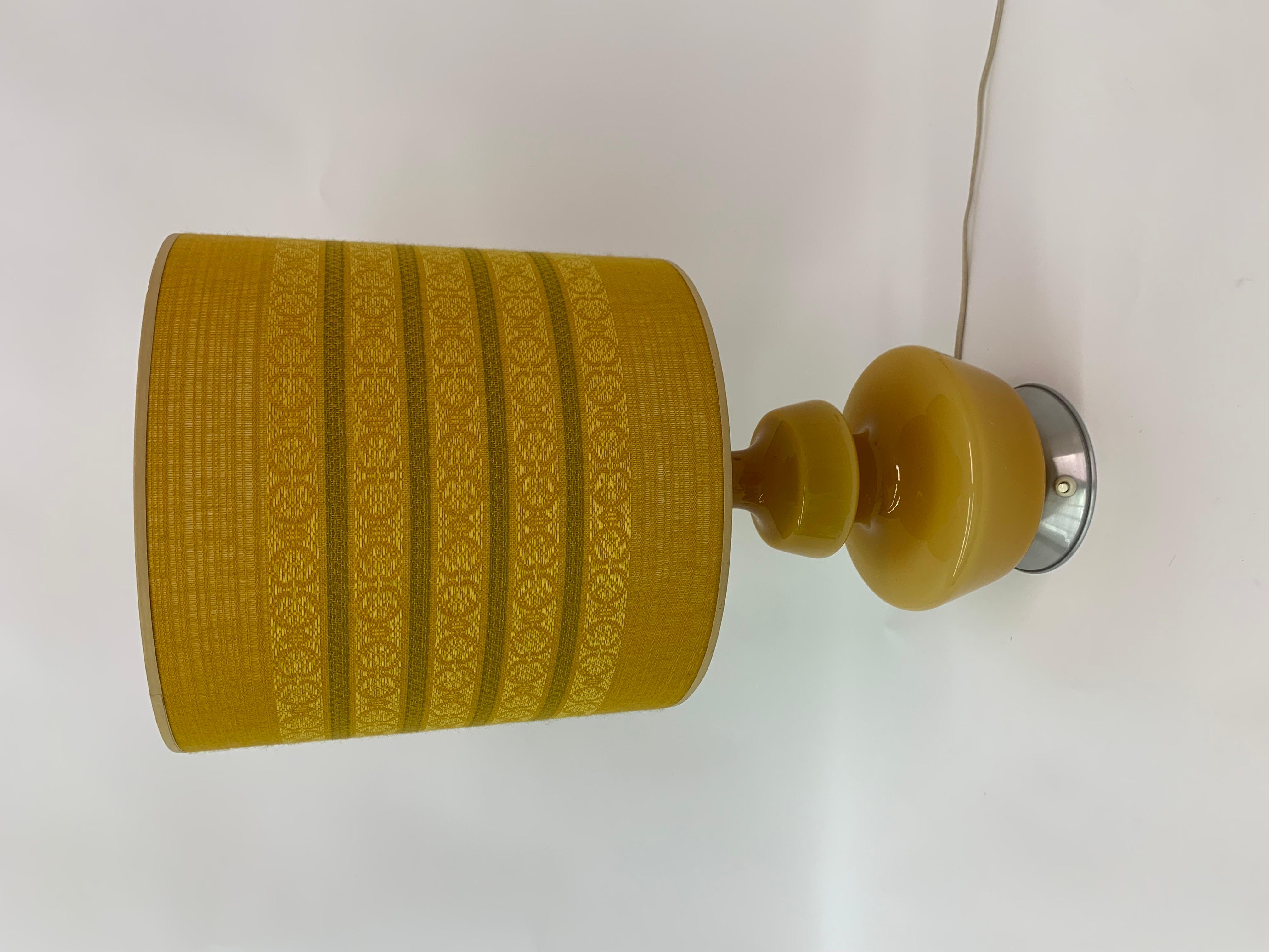 Midcentury Glass Table Lamp by De Rupel, 1970s, Belgium 2