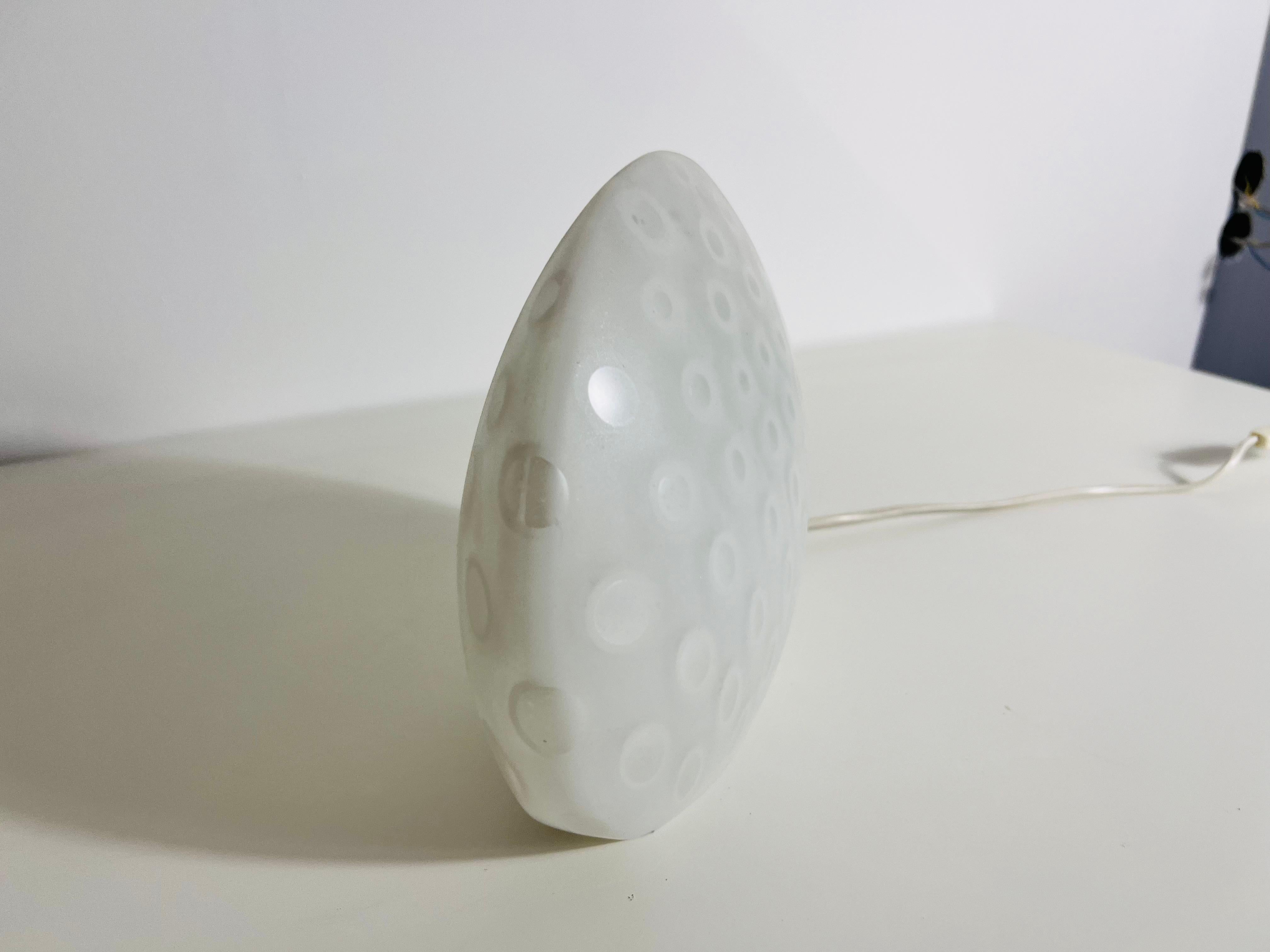 Mid-Century Glass Table Lamp by Peill & Putzler, 1970s, Germany For Sale 2