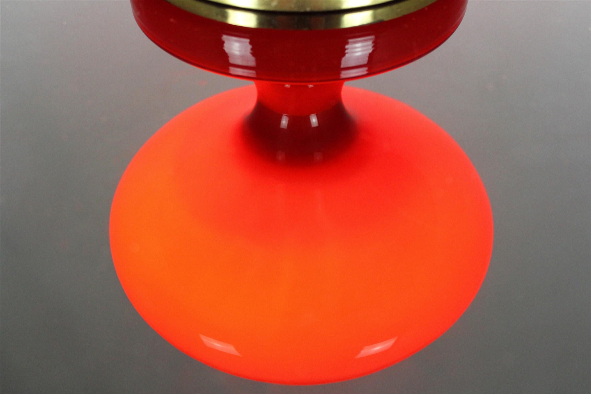 Midcentury Glass Table Lamp by Stepan Tabera for Opp Jihlava, 1970s 2