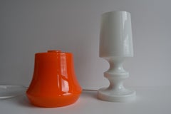 Lampe de table en verre du milieu du siècle par Stepan Tabera