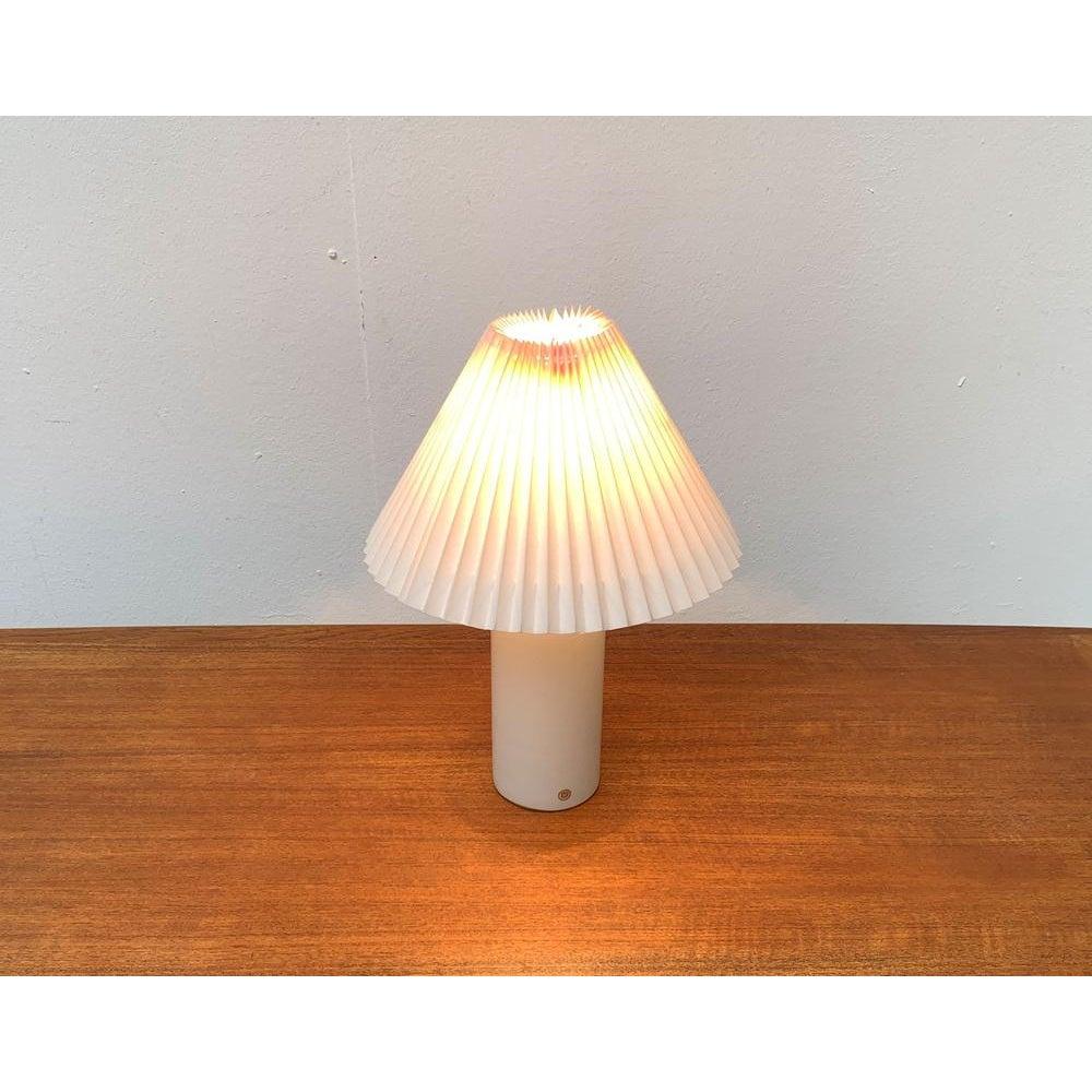 Lámpara de sobremesa de cristal de mediados de siglo de Odreco, años 60 en venta 2