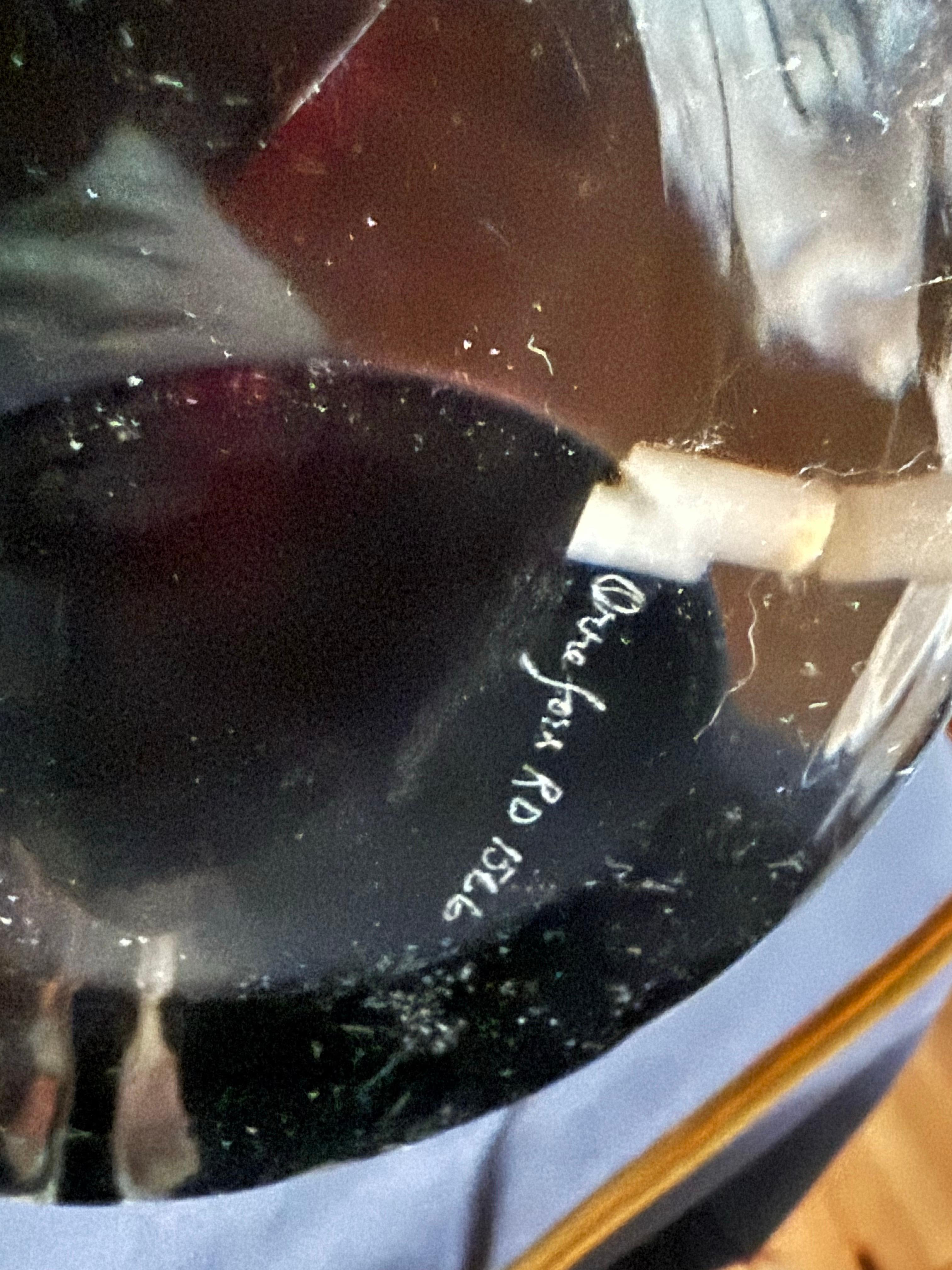 Mid-Century Glass Table Lamps by Carl Fagerlund for Orrefors, 1960s, Set of 2 en venta 5