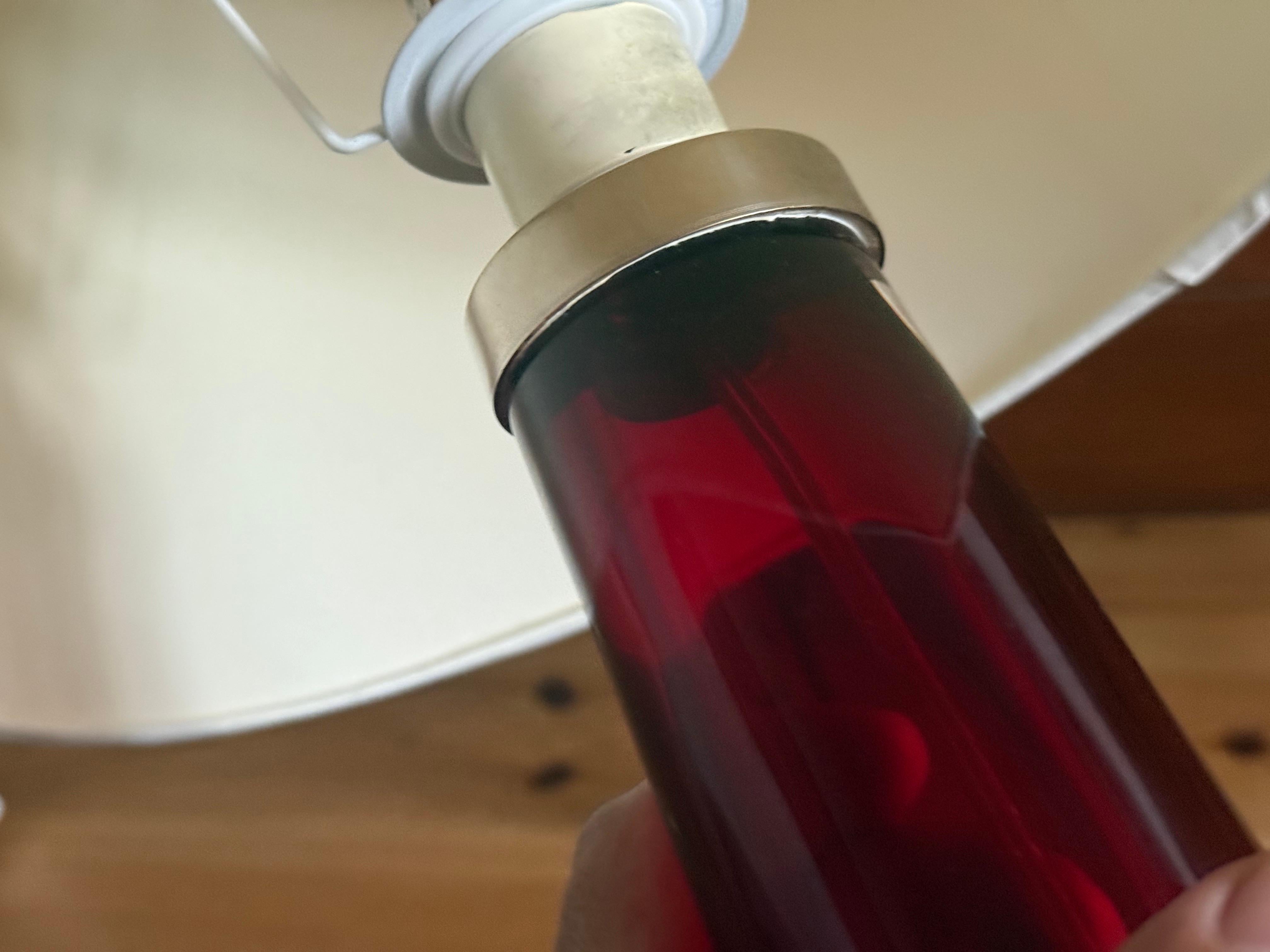 Mid-Century Glass Table Lamps by Carl Fagerlund for Orrefors, 1960s, Set of 2 Vidrio en venta