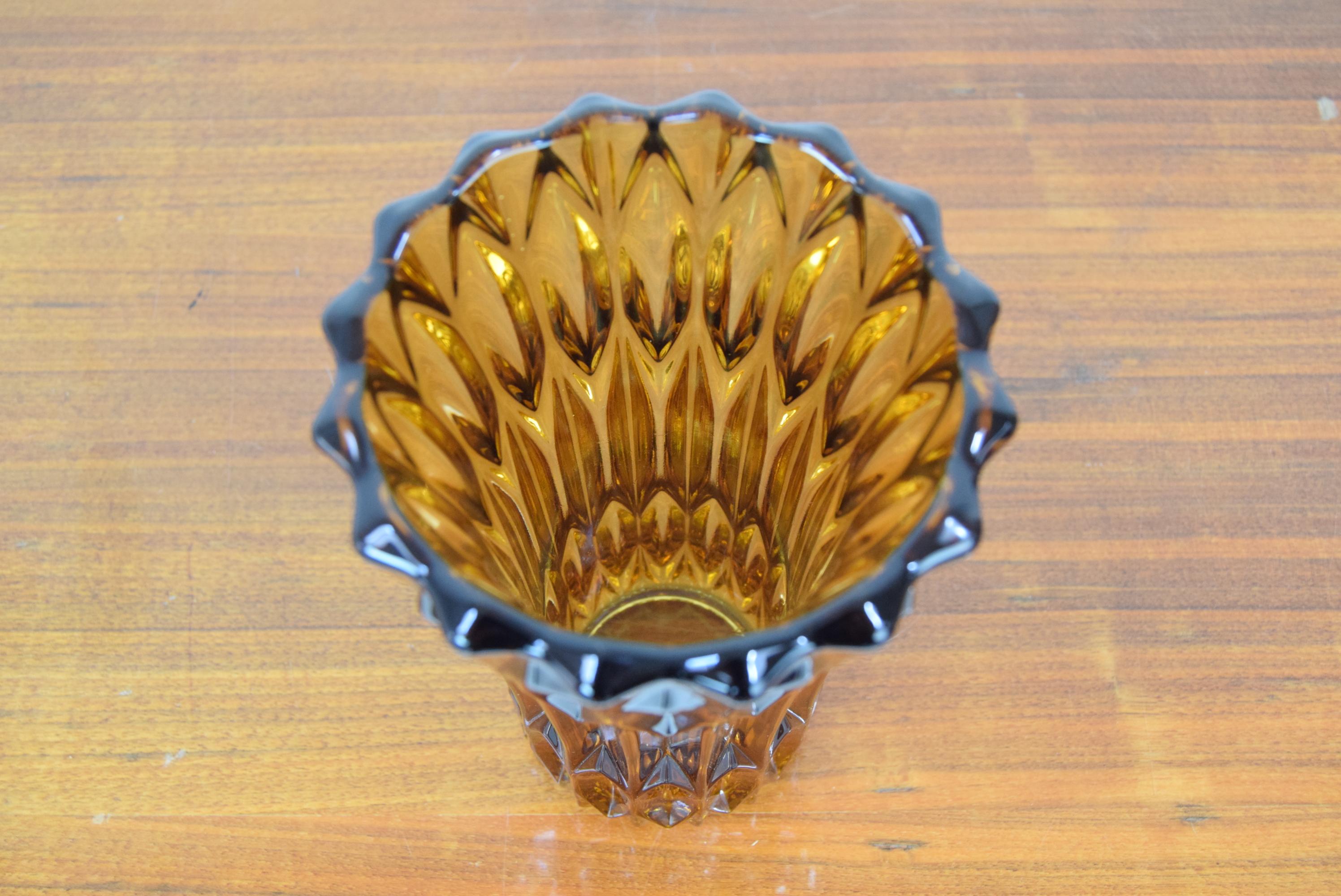 Mid-20th Century Mid Century Glass Vase, 1960´s For Sale