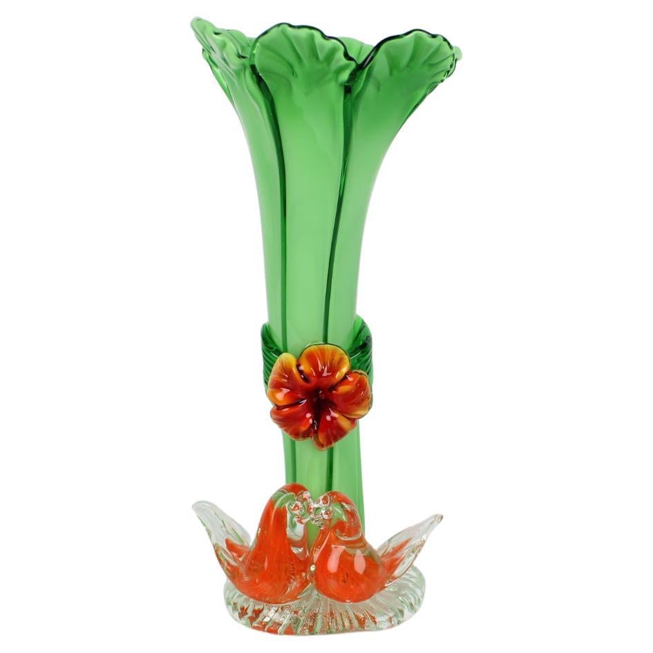 Mid-Century Glass Vase, 1960's