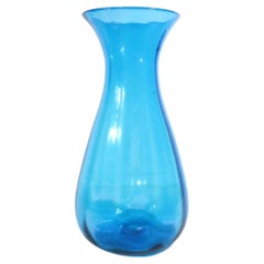 Mid Century Glass Vase by Blenko att. to Joel Myers