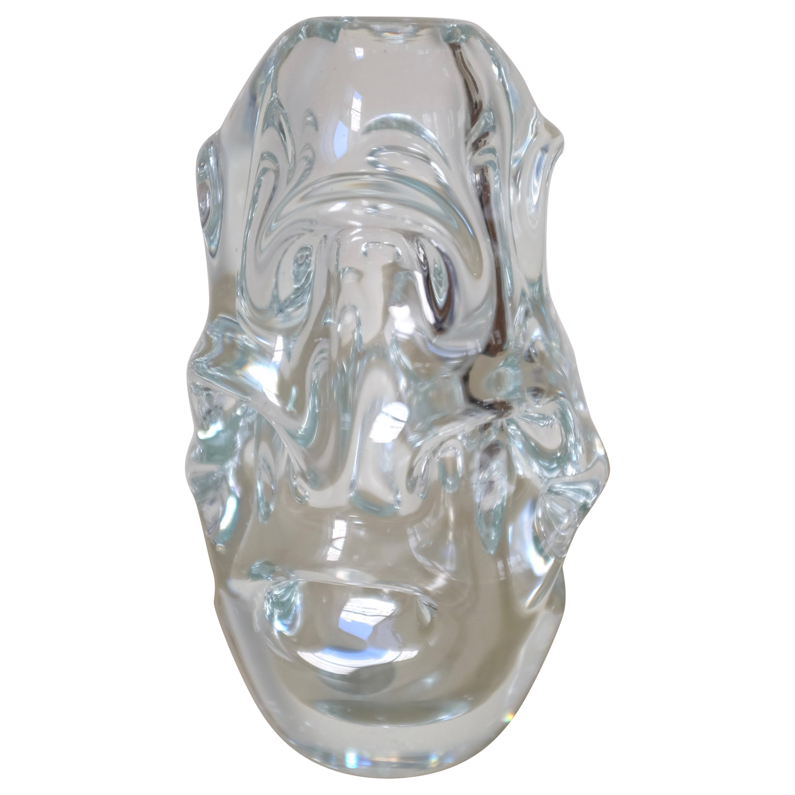 Vase en verre du milieu du siècle par Börne Augustsson en vente