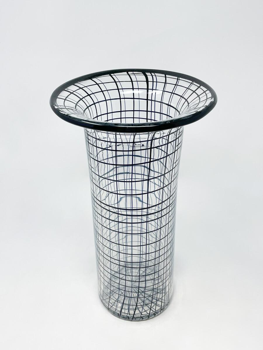 Italian Midcentury Glass Vase by Renato Toso for Fratteli Toso, Italy, 1970s For Sale