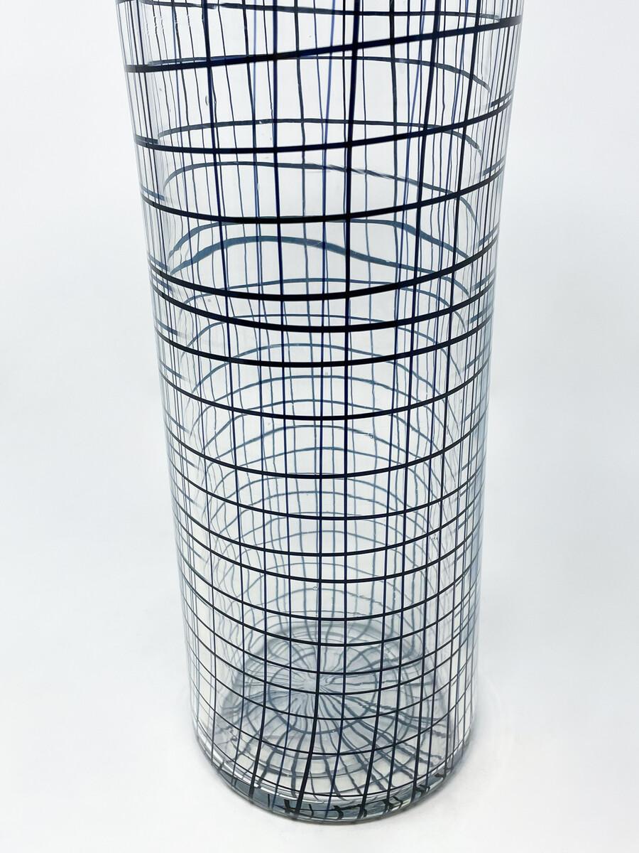 Late 20th Century Midcentury Glass Vase by Renato Toso for Fratteli Toso, Italy, 1970s For Sale