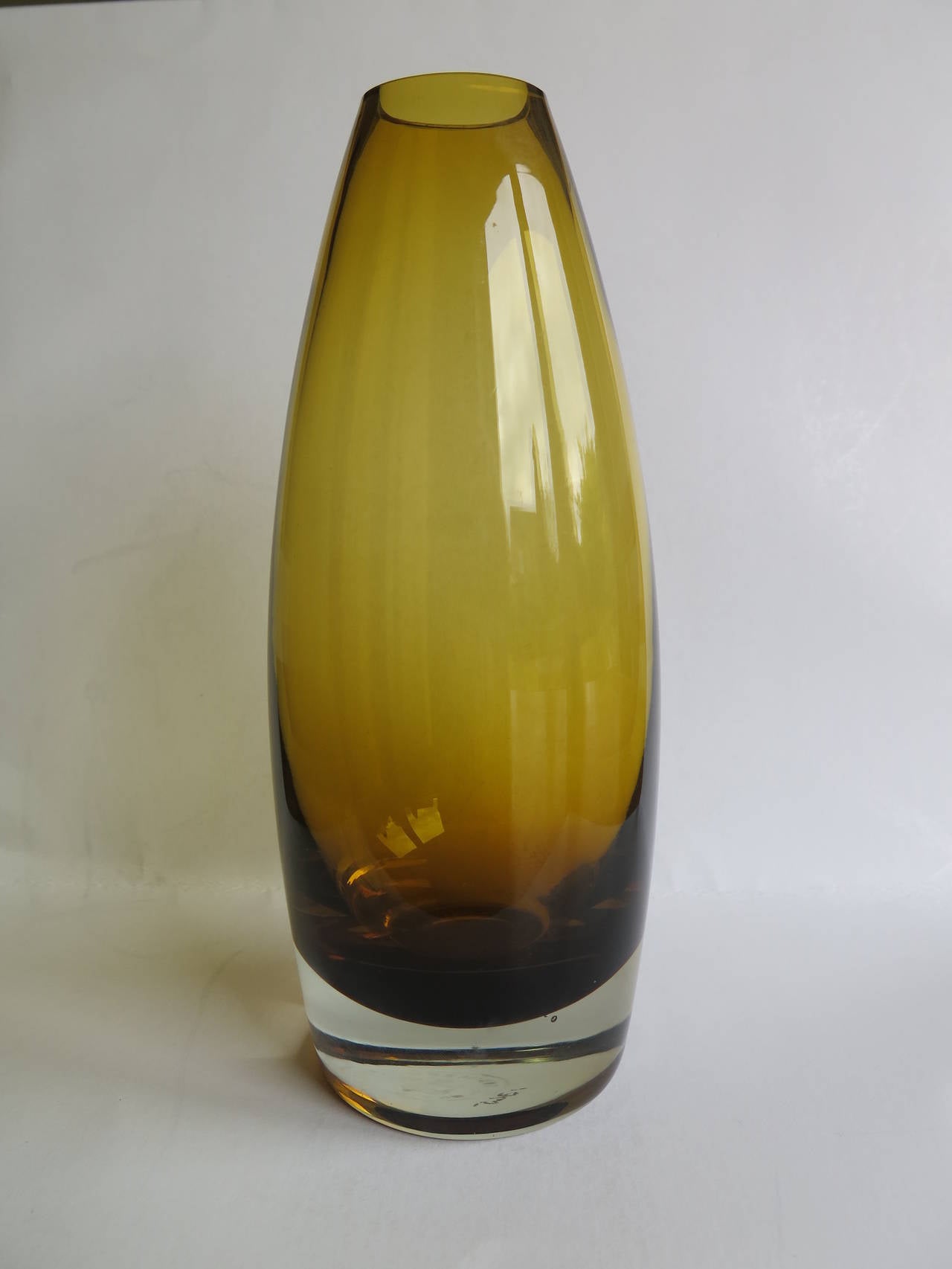 Moulé Vase en verre du milieu du siècle dernier de Tamara Aladin pour Riihimaen Lasi Oy, vers 1960 en vente