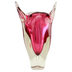 Mid-Century Glass Vase Designed by Josef Hospodka, 1960's