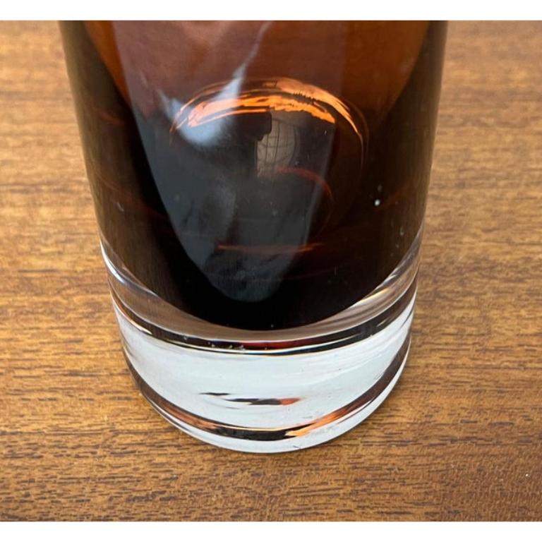 Vaso in vetro di metà secolo di Hadeland, Norvegia, anni '60 in vendita 3