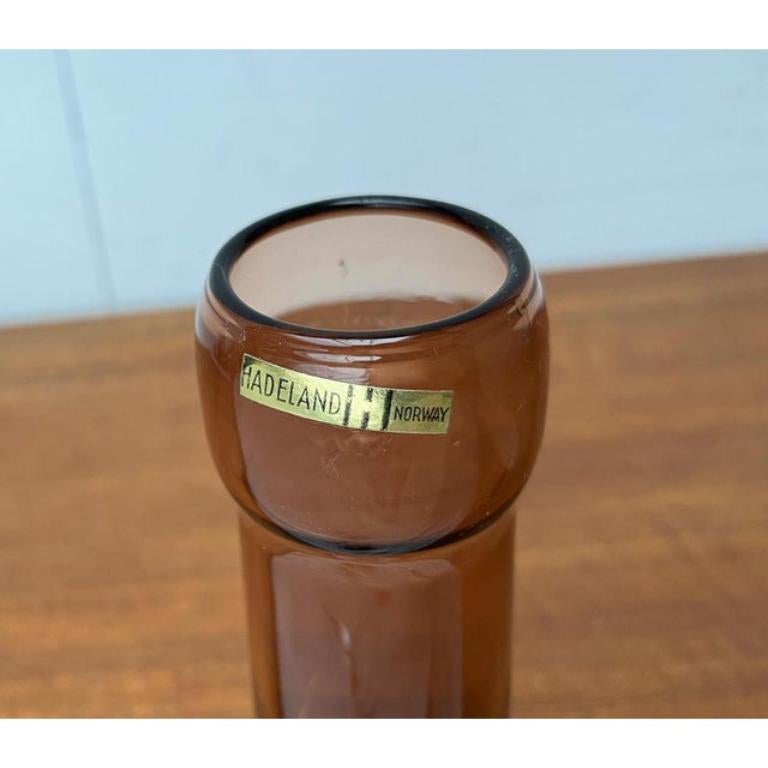Vaso in vetro di metà secolo di Hadeland, Norvegia, anni '60 in vendita 4