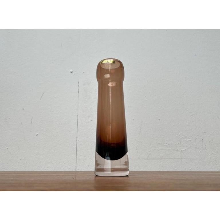 Vaso in vetro di metà secolo di Hadeland, Norvegia, anni '60 in vendita 5