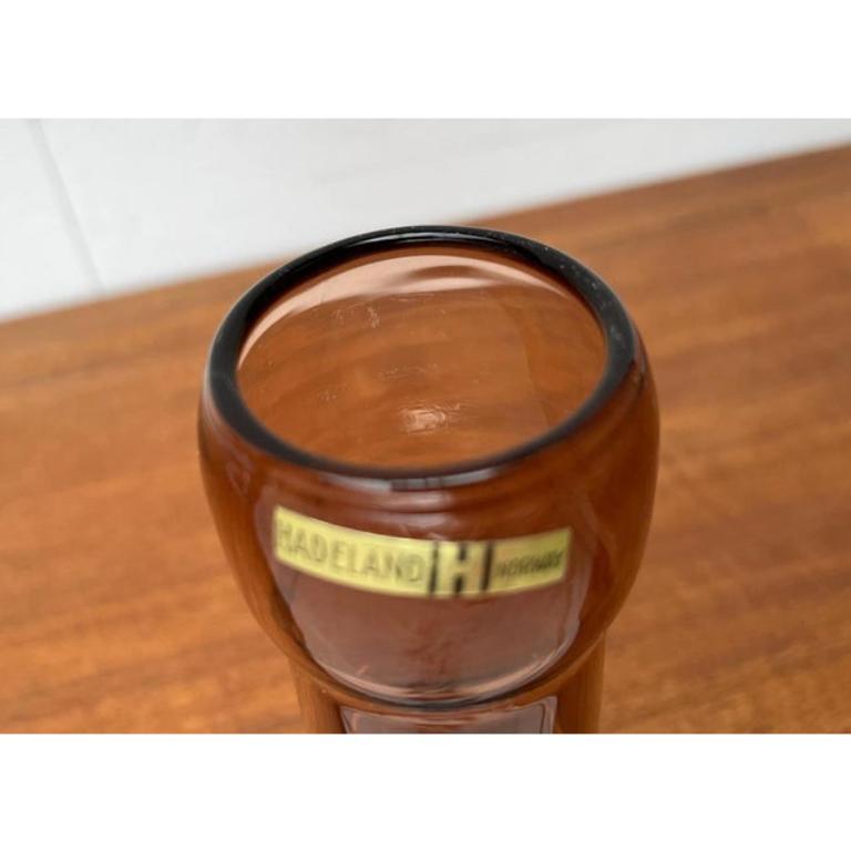 Vaso in vetro di metà secolo di Hadeland, Norvegia, anni '60 in vendita 2