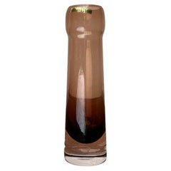 Jarrón de cristal de mediados de siglo de Hadeland, Noruega, años 60