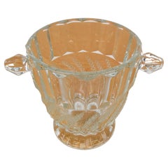 Mid-century Glass Vase,Bohemia Glass,1960's