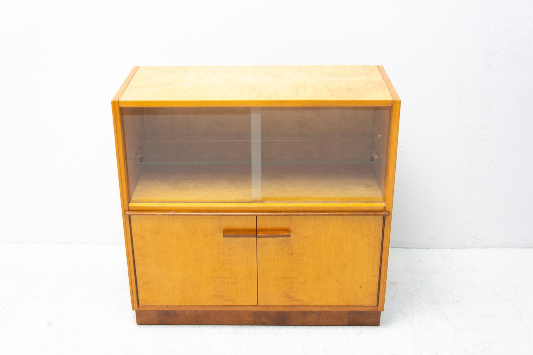 Mid-Century Modern Mid Century Glazed Cabinet, UP Závody, Czechoslovakia, 1960´S For Sale