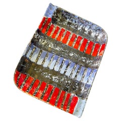 Mid-Century Glazed Ceramic Ashtray/Catch- All