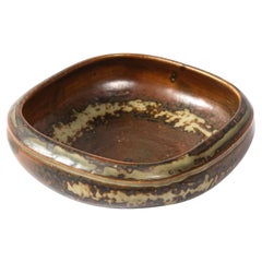 Vintage Mid-Century Glazed Ceramic Bowl by Bode Willimsen for Royal Copenhagen